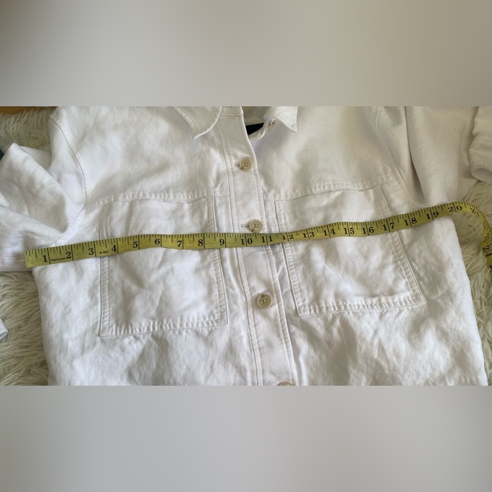 Aritzia Wilfred Little  Cropped Linen Jacket - Picture 4 of 10